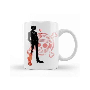 Baskı Dükkanı Crimson Sanji White Kupa