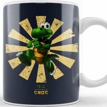 Baskı Dükkanı Croc Retro Japanese Kupa