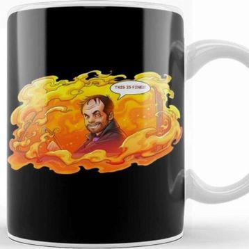 Baskı Dükkanı Crowley This is Fine Kupa