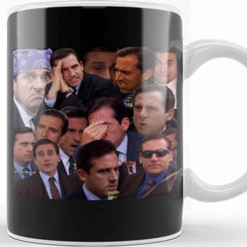 Baskı Dükkanı Crying Michael Scott 01 Kupa