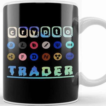 Baskı Dükkanı Crypto Trader Bitcoin Cryptocurrency Kupa