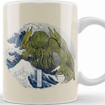 Baskı Dükkanı Cthulhu Porselen Kupa