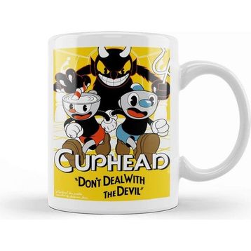 Baskı Dükkanı Cuphead 01 Kupa Bardak