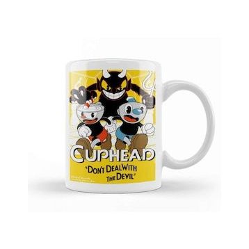 Baskı Dükkanı Cuphead 01 Kupa Bardak