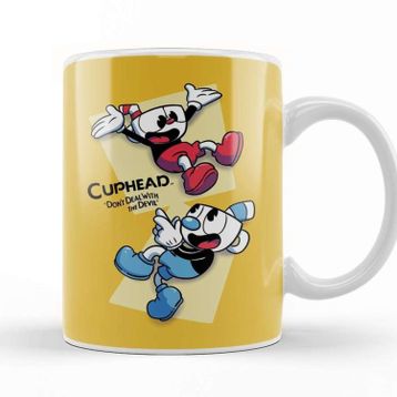 Baskı Dükkanı Cuphead 06 Kupa Bardak