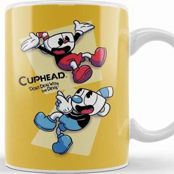 Baskı Dükkanı Cuphead 06 Kupa Bardak