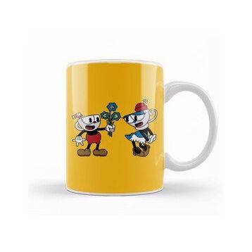 Baskı Dükkanı Cuphead Meets Teacuphead Kupa Bardak