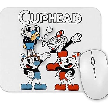 Baskı Dükkanı Cuphead Three Mouse Pad