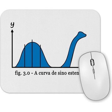 Baskı Dükkanı Curva De Sino Estendida Mouse Pad