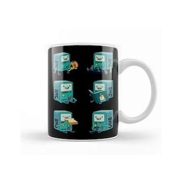 Baskı Dükkanı Cute Adventure Time Bmo Hello 01 Kupa