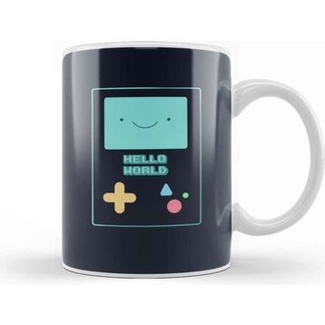Baskı Dükkanı Cute Adventure Time Bmo Hello World Programmer Programming Female 01 Kupa Bardak