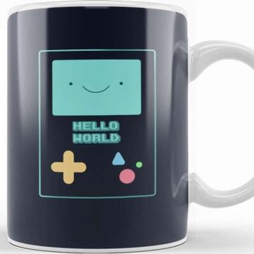 Baskı Dükkanı Cute Adventure Time Bmo Hello World Programmer Programming Female 01 Kupa Bardak