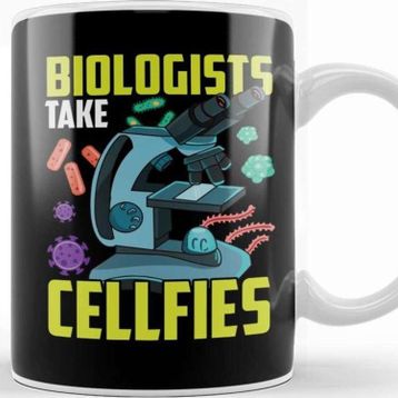 Baskı Dükkanı Cute Biologists Take Cellfies Science Selfies Pun Kupa