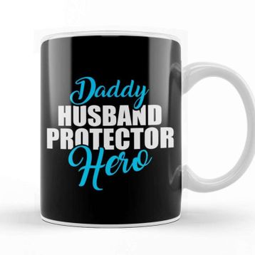 Baskı Dükkanı Cute Daddy Husband Protector Hero Awesome Dad Kupa Bardak
