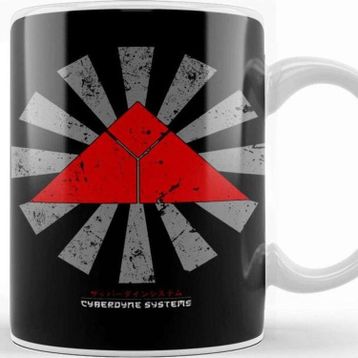 Baskı Dükkanı Cyberdyne Systems Retro Japanese Terminator Kupa