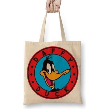 Baskı Dükkanı Daffy Duck Bez Çanta
