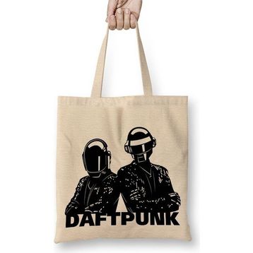 Baskı Dükkanı Daft Punk Bez Çanta