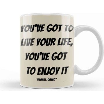 Baskı Dükkanı Daniel Craig Quotes Gift Kupa