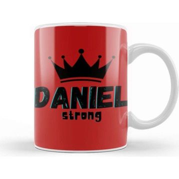 Baskı Dükkanı Daniel Name Personalized Custom Design Gift Baby Gift For Him Kupa