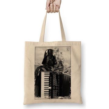 Baskı Dükkanı Darth E Seu Acordeon! Bez Kadın Günlük Çanta