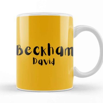 Baskı Dükkanı David Beckham Kupa