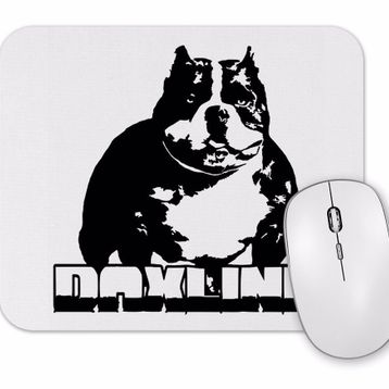 Baskı Dükkanı Dax Vetor Pug Köpek Mouse Pad