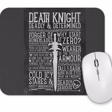 Baskı Dükkanı Death Knight Mouse Pad