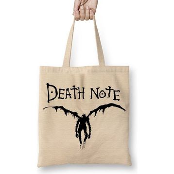 Baskı Dükkanı Death Note Ryuk Figür Bez Kadın Günlük Çanta