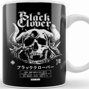 Baskı Dükkanı Demon Skull Black Clover Kupa