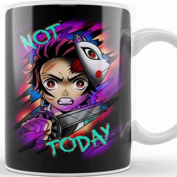 Baskı Dükkanı Demon Slayer Not Today Kupa