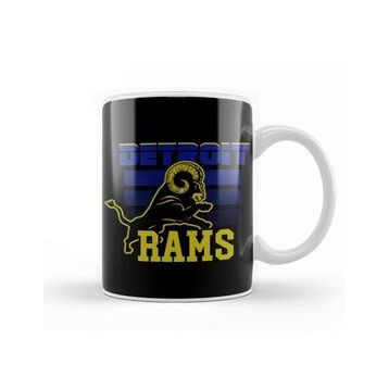 Baskı Dükkanı Detroit Rams Goat Kupa