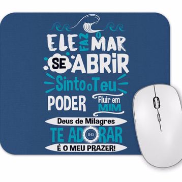 Baskı Dükkanı Deus De Milagres Mouse Pad