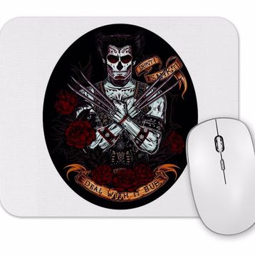 Baskı Dükkanı Dia Dos Mortos Wolverine Mouse Pad