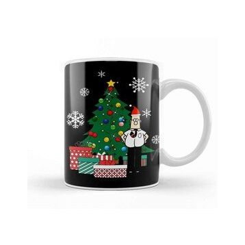 Baskı Dükkanı Dilbert Around The Christmas Tree Kupa Bardak