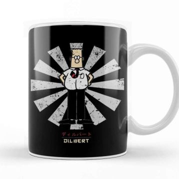 Baskı Dükkanı Dilbert Retro Japanese Kupa Bardak
