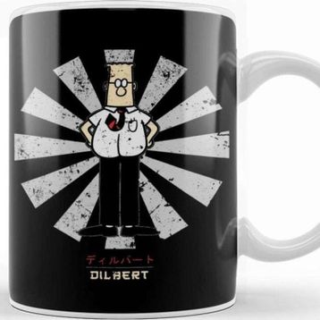 Baskı Dükkanı Dilbert Retro Japanese Kupa Bardak