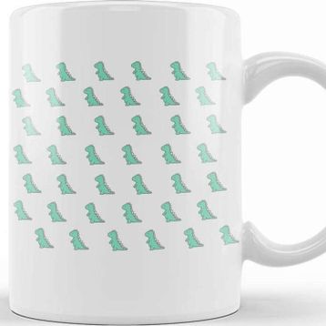 Baskı Dükkanı Dinozor Desen Kupa
