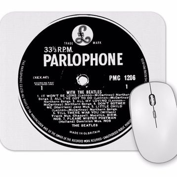 Baskı Dükkanı Disco Tag Parlophone Mouse Pad