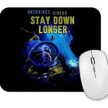 Baskı Dükkanı Diving Dalgıc Mouse Pad