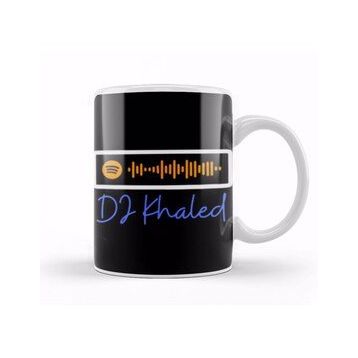 Baskı Dükkanı Dj Khaled Dj Khaled Dj Khaled Art Beyaz Porselen Kupa Bardak