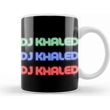 Baskı Dükkanı Dj Khaled Dj Khaled Dj Khaled Art Beyaz Porselen Kupa Bardak