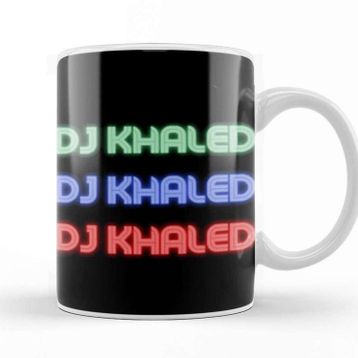 Baskı Dükkanı Dj Khaled Dj Khaled Dj Khaled Art Beyaz Porselen Kupa Bardak