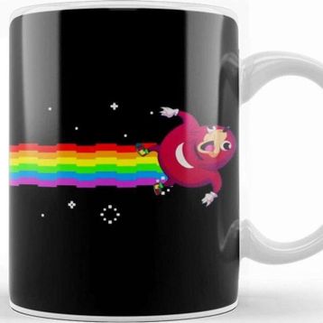 Baskı Dükkanı Do You Know De Way Nyan Cat Kupa