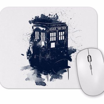 Baskı Dükkanı Doctor Who Tardis Splash Style Mouse Pad