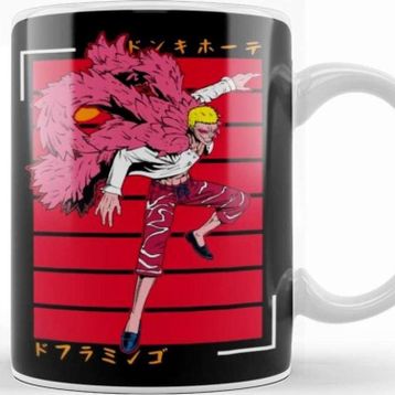Baskı Dükkanı Doflamingo Rec Red Kupa Bardak