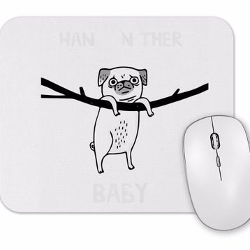 Baskı Dükkanı Dogs Pug Köpek Mouse Pad