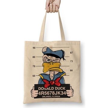 Baskı Dükkanı Donald Duck Bez Çanta