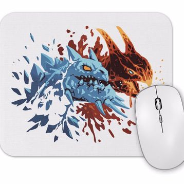 Baskı Dükkanı Dota 2 Jakiro Fire And Ice Mouse Pad