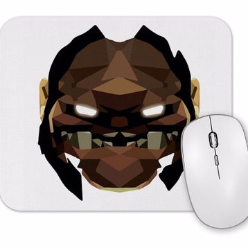 Baskı Dükkanı Dota 2 Pudge Face Mouse Pad