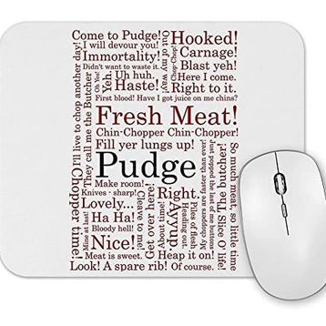 Baskı Dükkanı Dota 2 Pudge Typography Pudge Mouse Pad